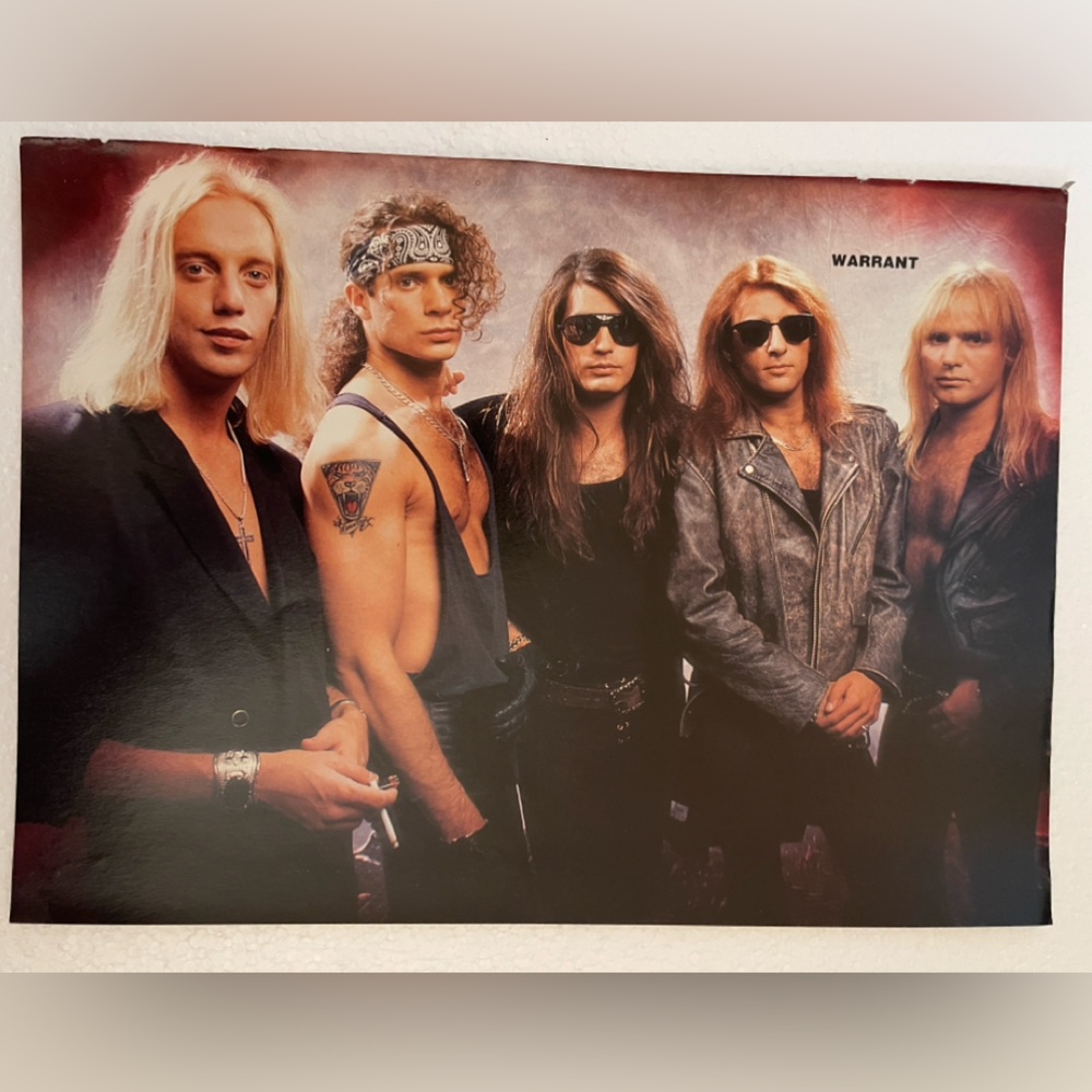 Warrant Band Pinup - Rock Group Photo